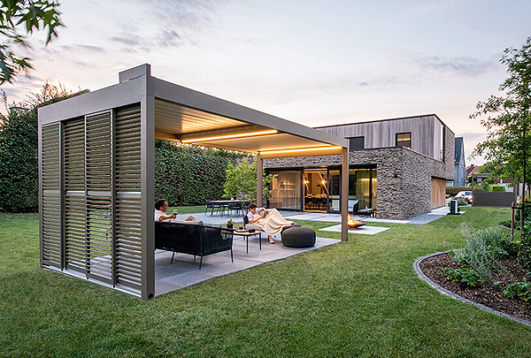 Pergolas bioclimatiques Renson - La Fermeture Parisienne - Fourqueux (Yvelines)