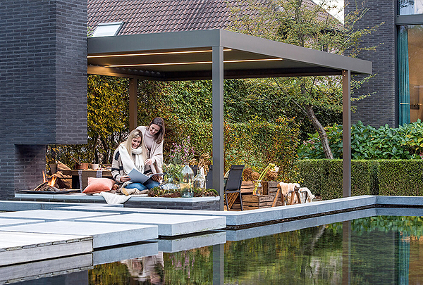 Pergolas bioclimatiques Renson Algarve - La Fermeture Parisienne - Hauts de Seine