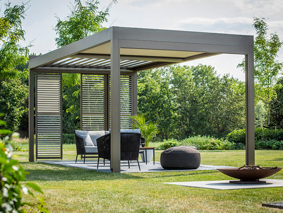 Pergola à lames orientables - La Fermeture Parisienne - Paris - Yvelines