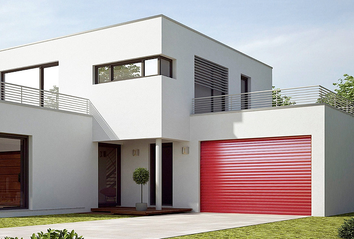 Pose de portes de garage sur mesure en aluminium à Plaisir  - La Fermeture Parisienne - Yvelines