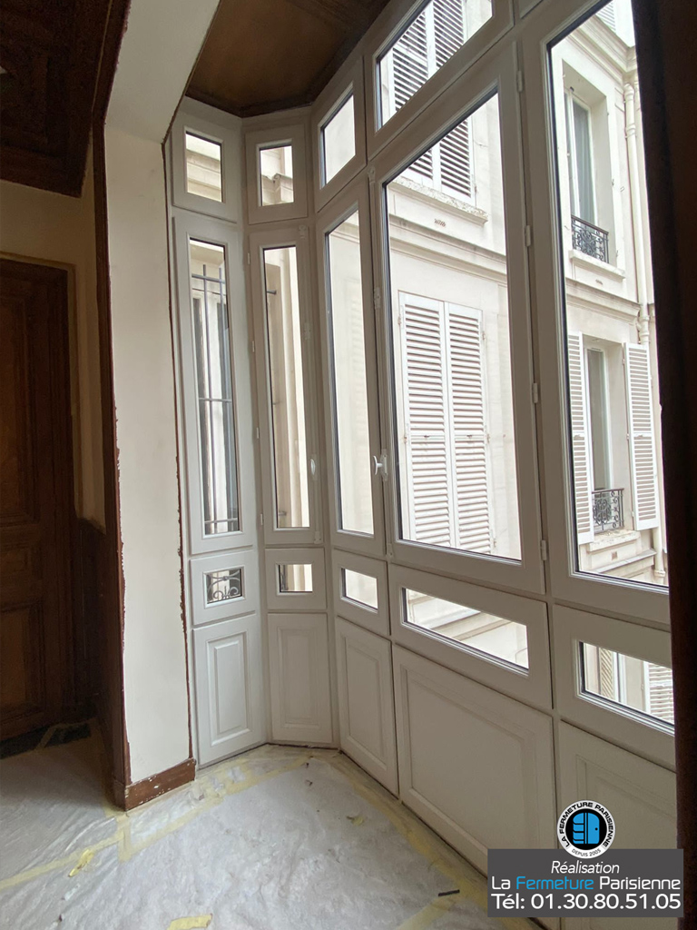 Fenêtres à recouvrement en bois - Paris - La Fermeture Parisienne