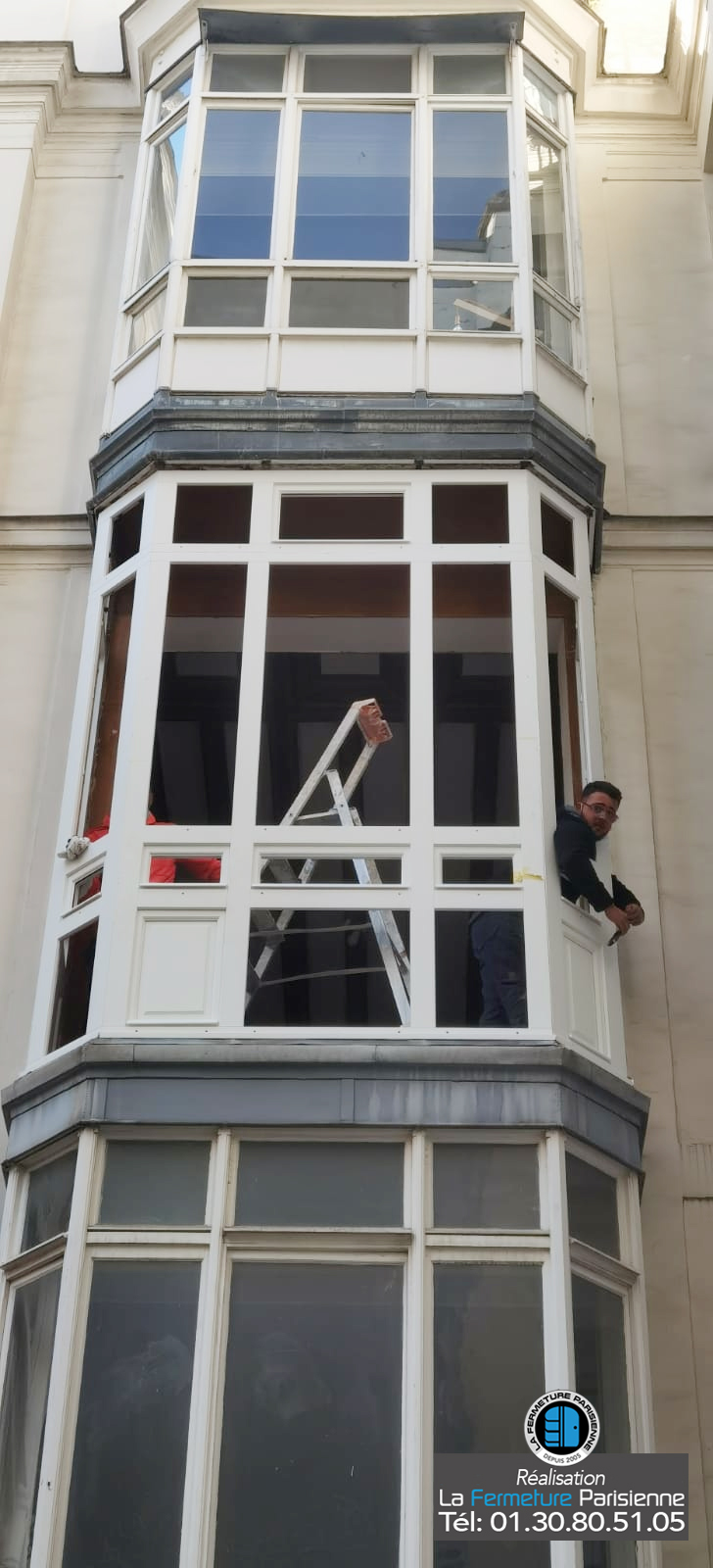 Fenêtres à recouvrement en bois - Paris - La Fermeture Parisienne