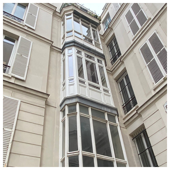 Bow Window Fenêtres bois Atulam à Paris 17 - La Fermeture Parisienne