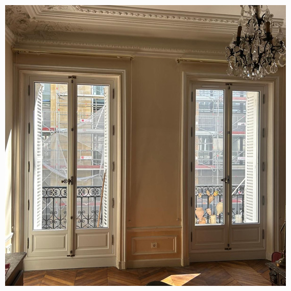 Fenêtres haussmanienne bois sur mesure Atulam à Paris - La Fermeture Parisienne