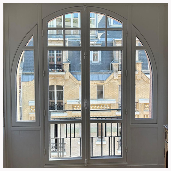 Fenêtres Art Déco bois sur mesure Atulam à Paris - La Fermeture Parisienne