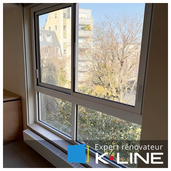 Fenêtres en aluminium KLINE à Paris - La Fermeture Parisienne