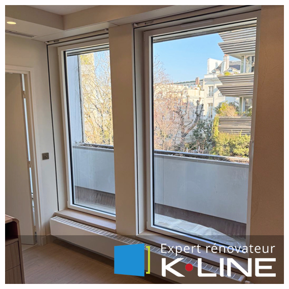 Fenêtres en aluminium KLINE à Paris - La Fermeture Parisienne
