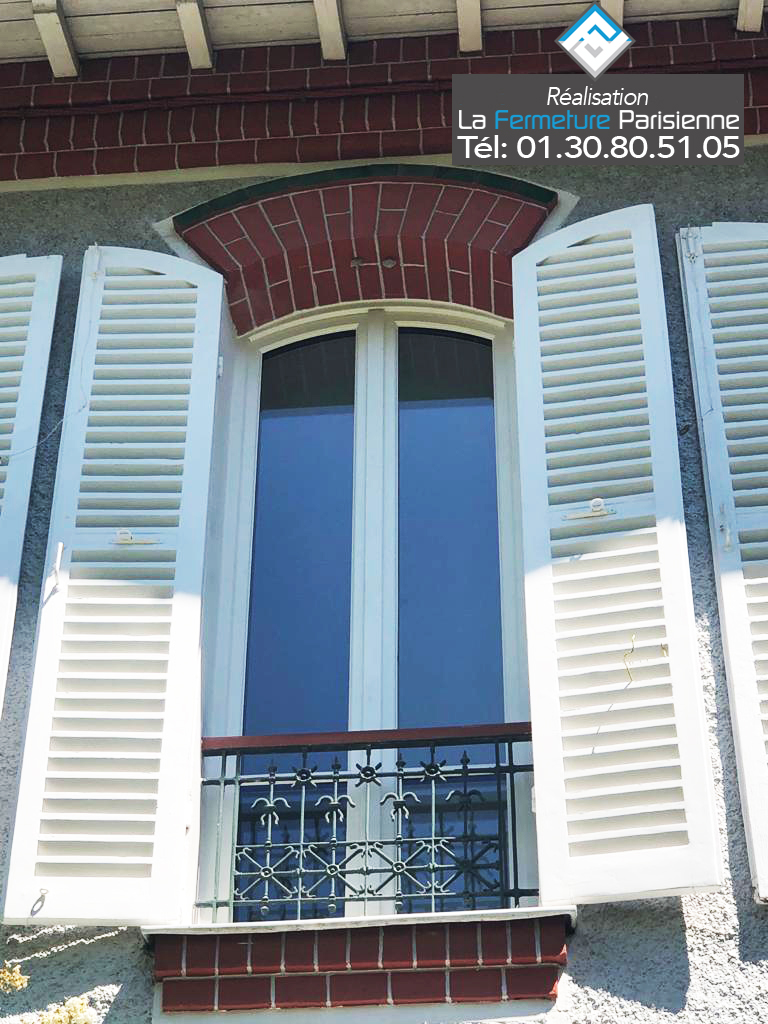 Fenêtres bois à recouvrement sur mesure - Boulogne Billancourt - La Fermeture Parisienne