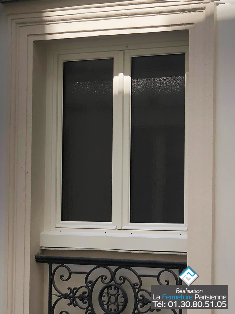 Fenêtres bois à recouvrement sur mesure - Paris 75007 - La Fermeture Parisienne