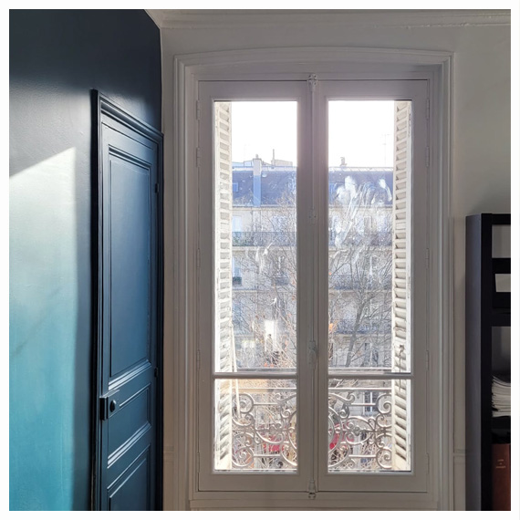 Fenêtres haussmannienne bois sur mesure à Paris 8ème - La Fermeture Parisienne