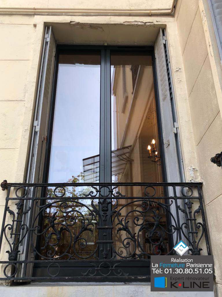 Fenêtres aluminium Kline à Paris - La Fermeture Parisienne - Expert Rénovateur Kline Paris