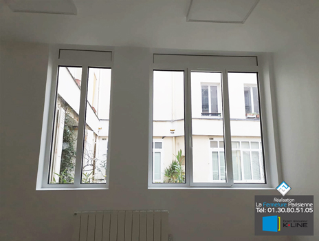 Pose de fenêtres Kline à Paris - La Fermeture Parisienne
